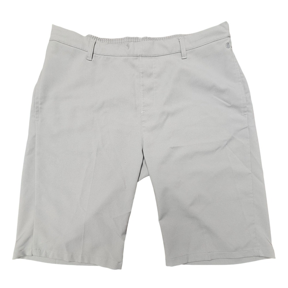 adidas Golf Shorts Mens 32 Gray Drawstring Stretch Performance Lightweight